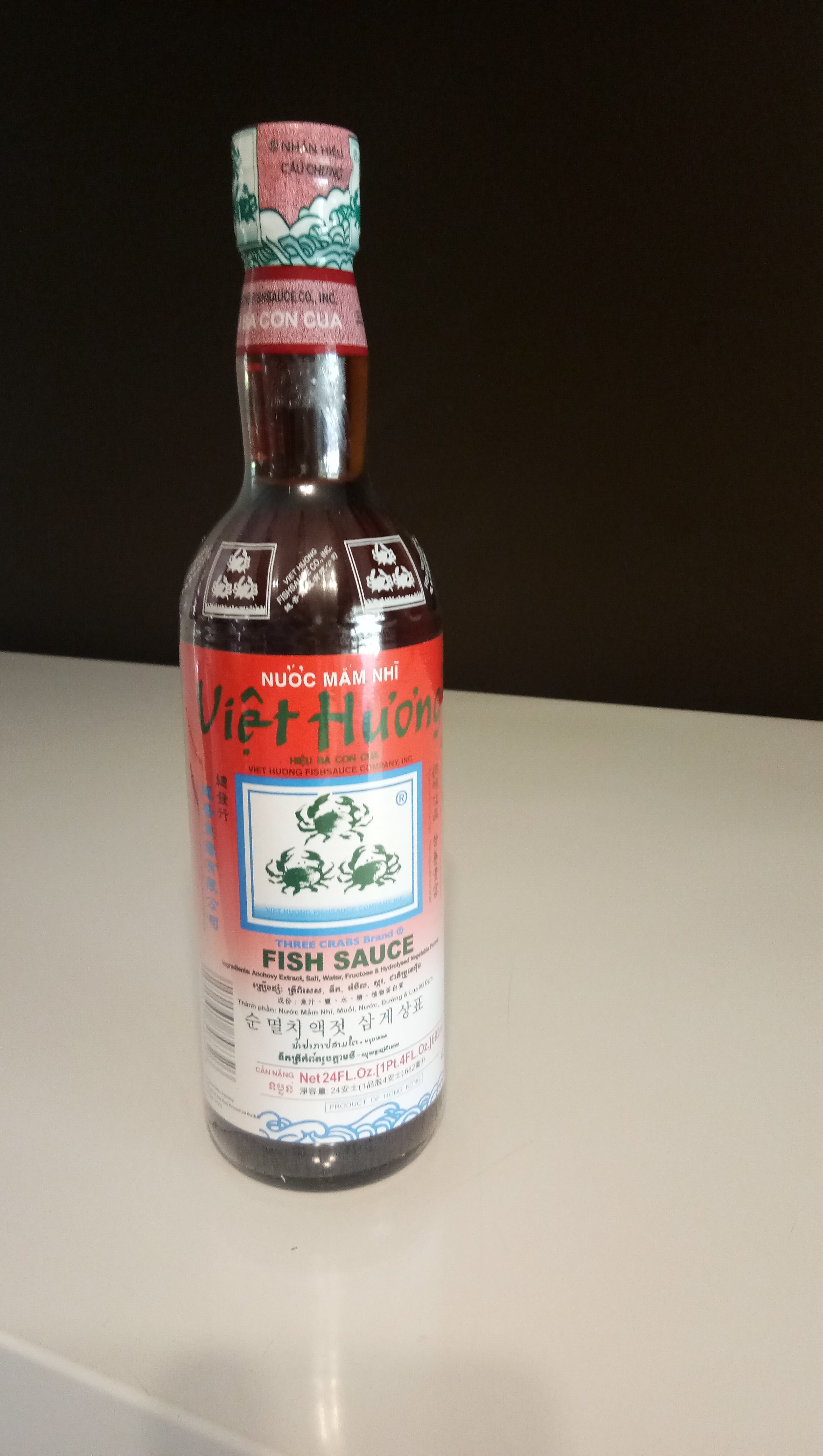 น้ำปลาปูสามตัว 682 มล - Three Crabs Fish Sauce 682ml | Chiang Rai Thai ...